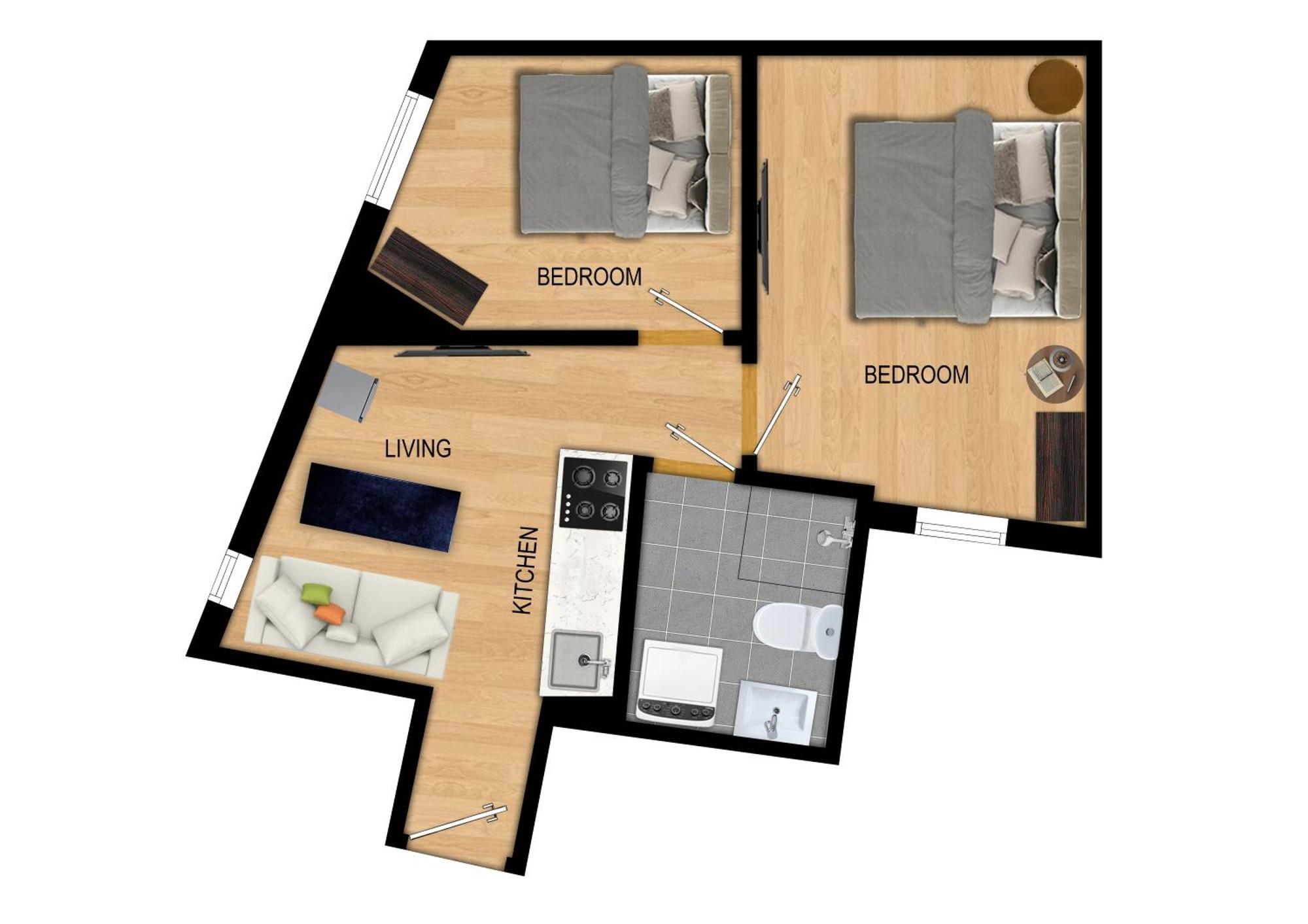 King Bed - Renovated 2024 - 2Br Behind Bryggen Apartment Bergen Ngoại thất bức ảnh